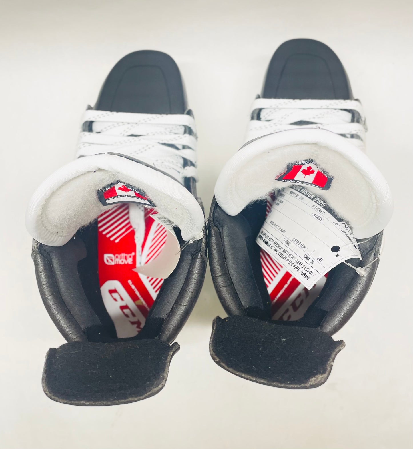 Auston Matthews CCM XF Pro (Pro Stock) Skates - Size 9.25R