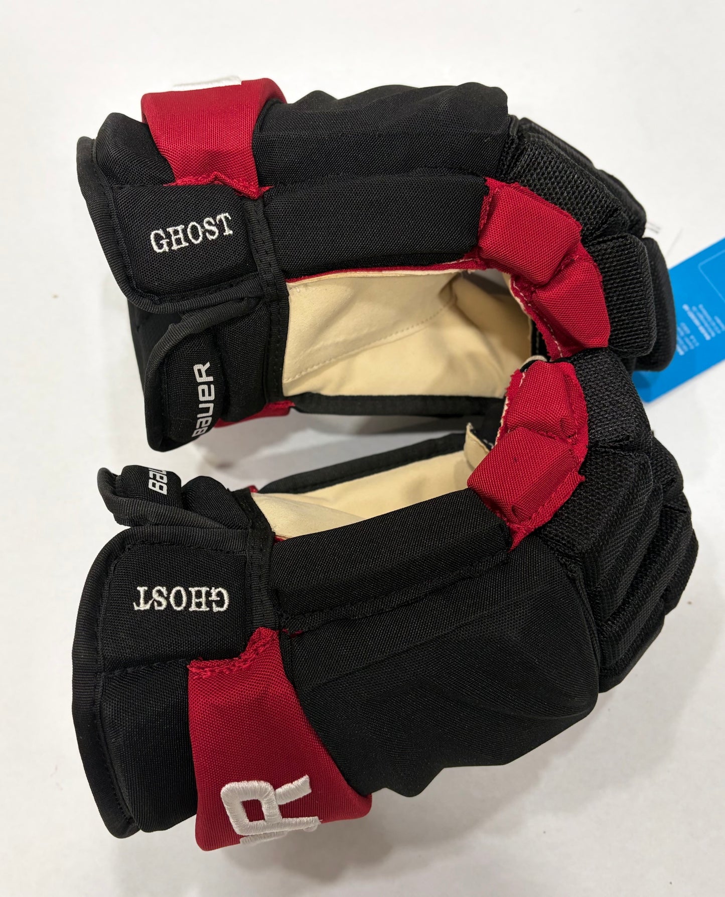 14” Shayne Gostisbehere Bauer Vapor Hyperlite Pro Stock Gloves - Carolina Hurricanes #2