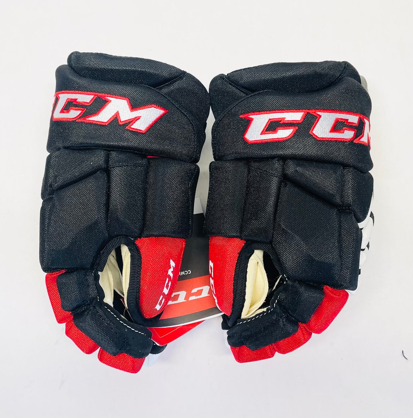 14" CCM Jetspeed HGJS (CHL Pro Stock) Gloves - Black/Red