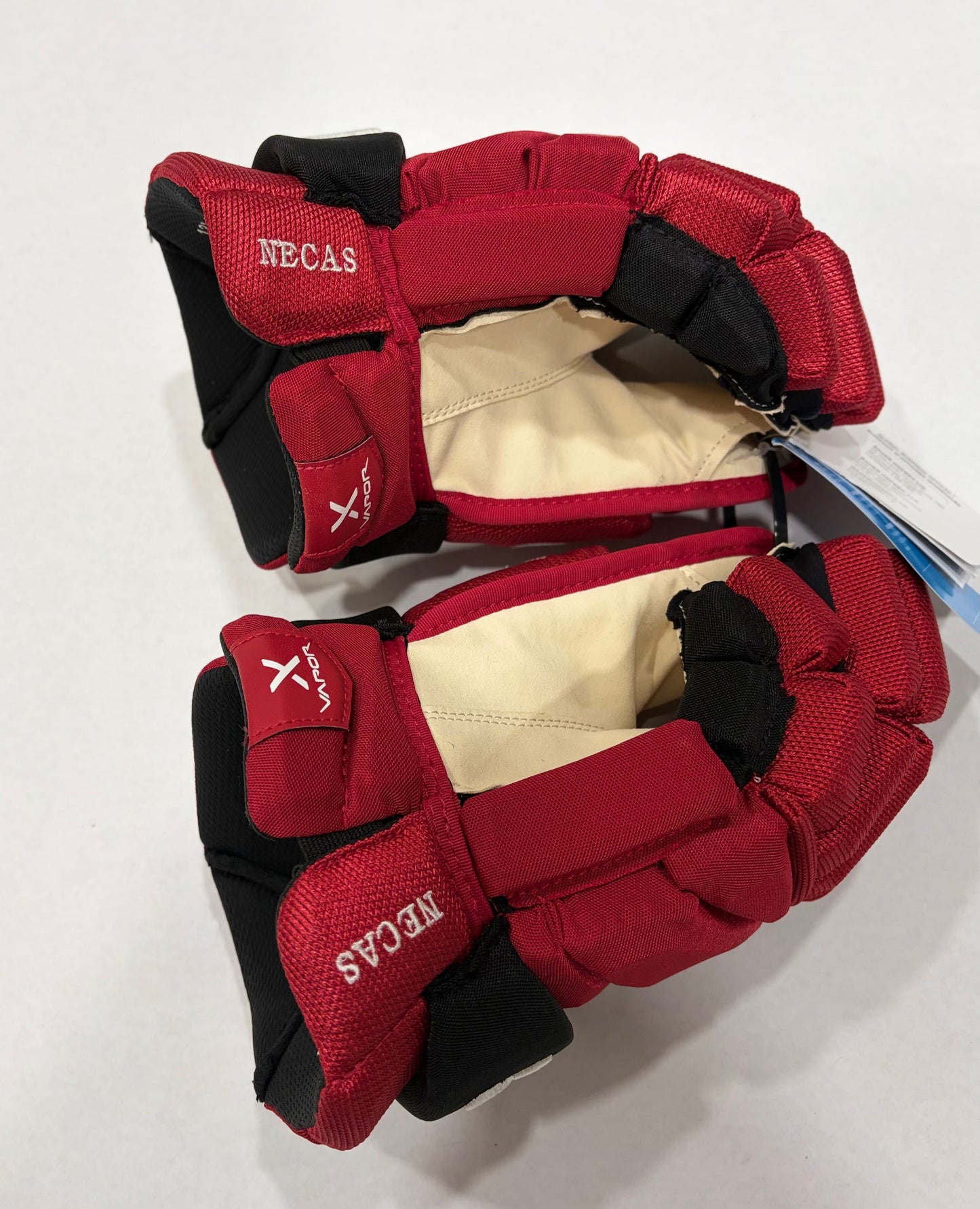 13” Martin Necas Bauer Vapor Hyperlite Pro Stock Gloves - Carolina Hurricanes #2