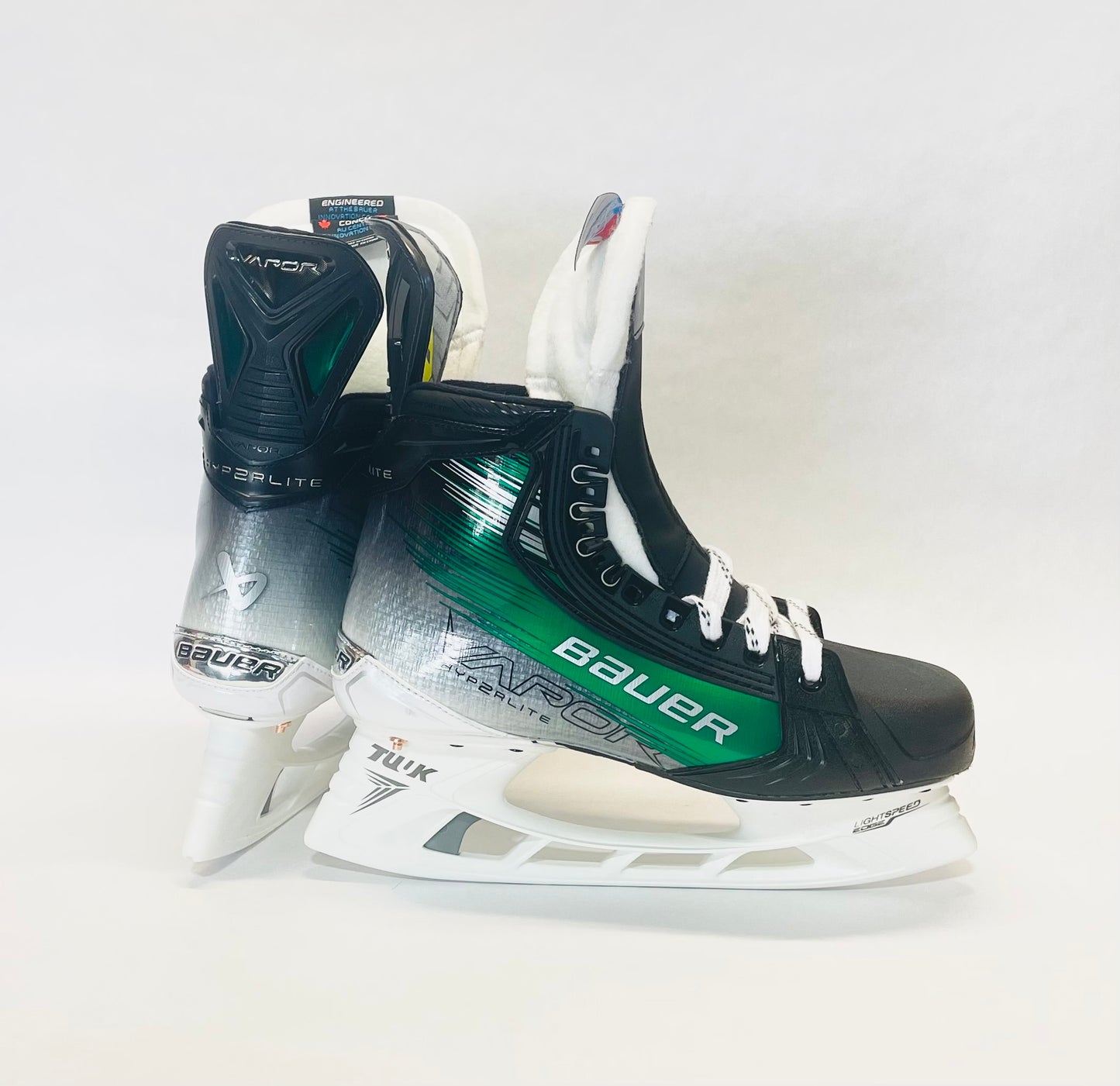 Bauer Vapor Hyperlite 2 (custom green) Pro Stock Skates - Size 8.75 (FIT 1)
