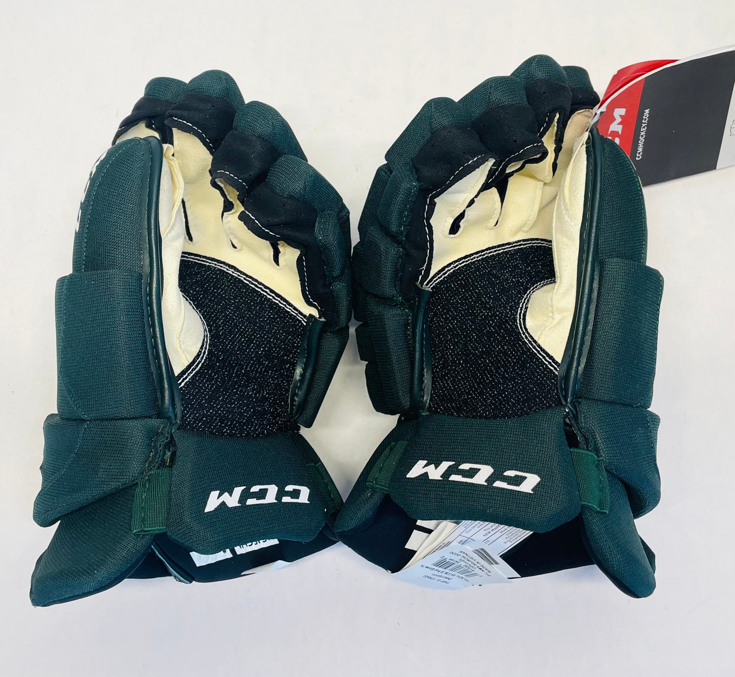 14" CCM Jetspeed HGJS (CHL Pro Stock) Gloves - Forest Green