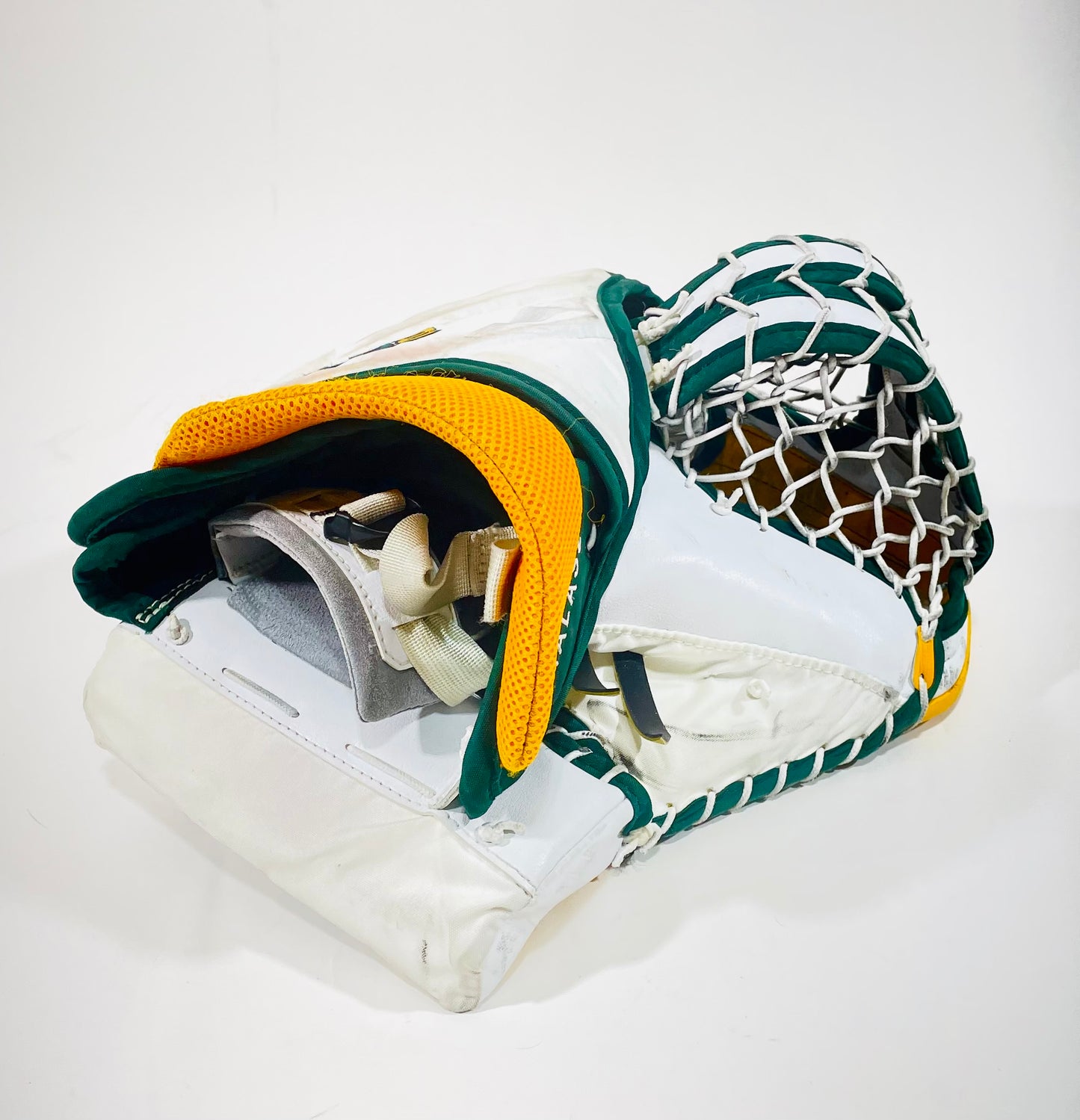 CCM Extreme Flex 6 Pro Stock Goalie Full Set (Vaughn glove) - 34+1" White, Green, Gold