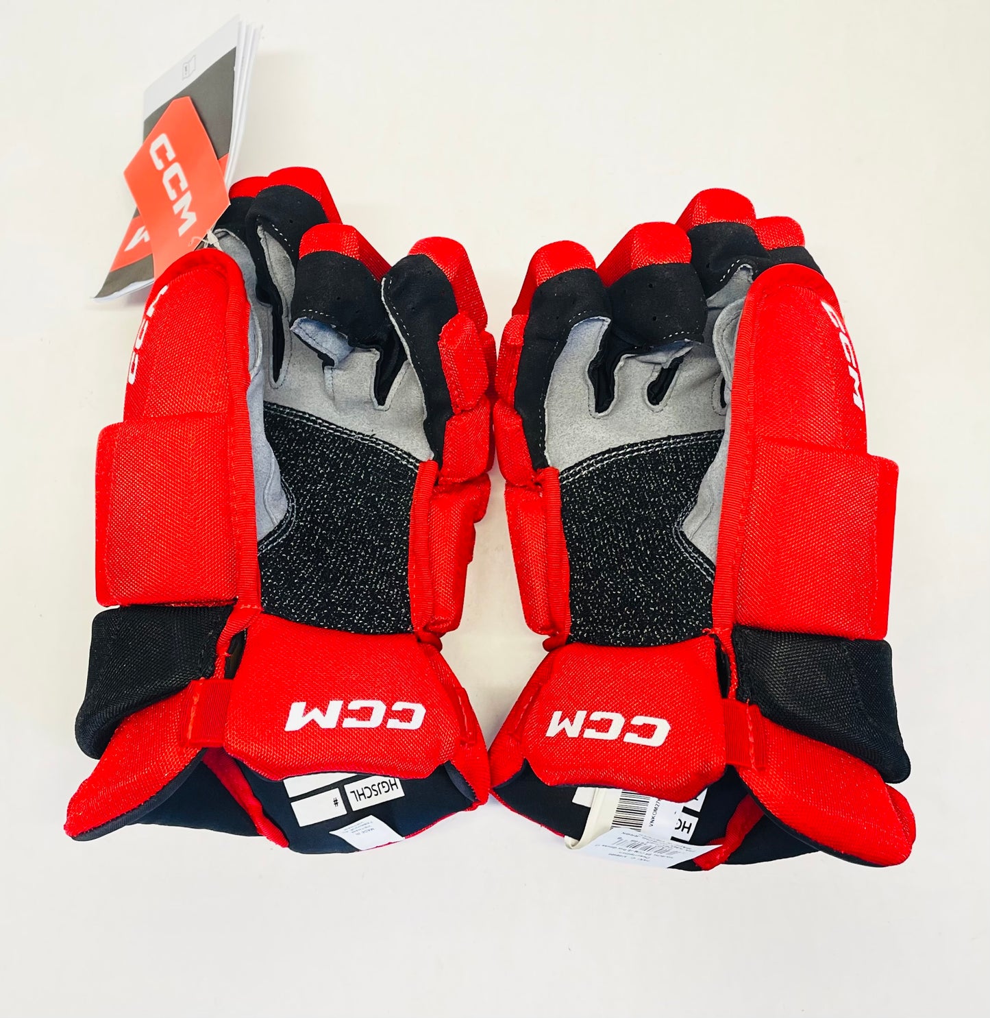 14" CCM Jetspeed HGJS (CHL Pro Stock) Gloves - Red/Black