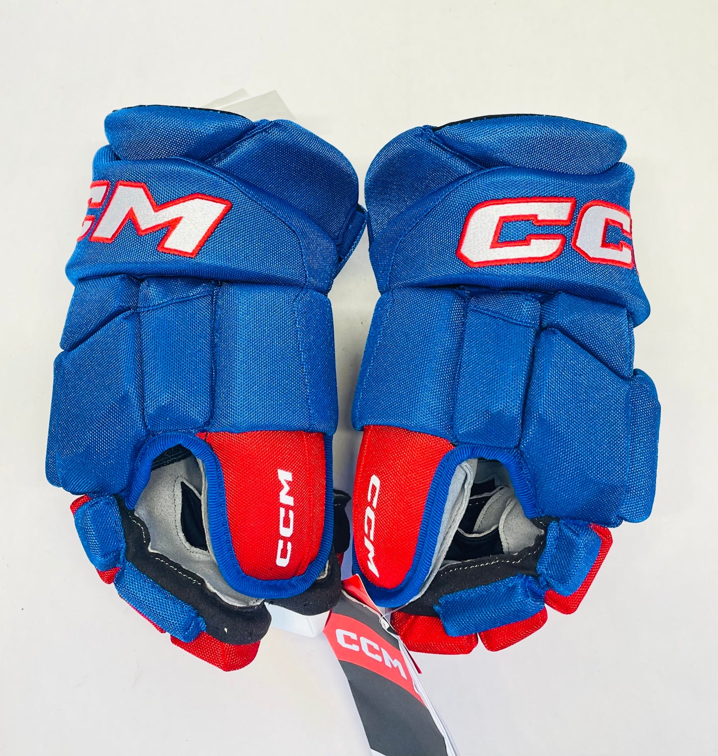 14" CCM Jetspeed HGJSPP (CHL Pro Stock) Gloves - Blue/Red/White