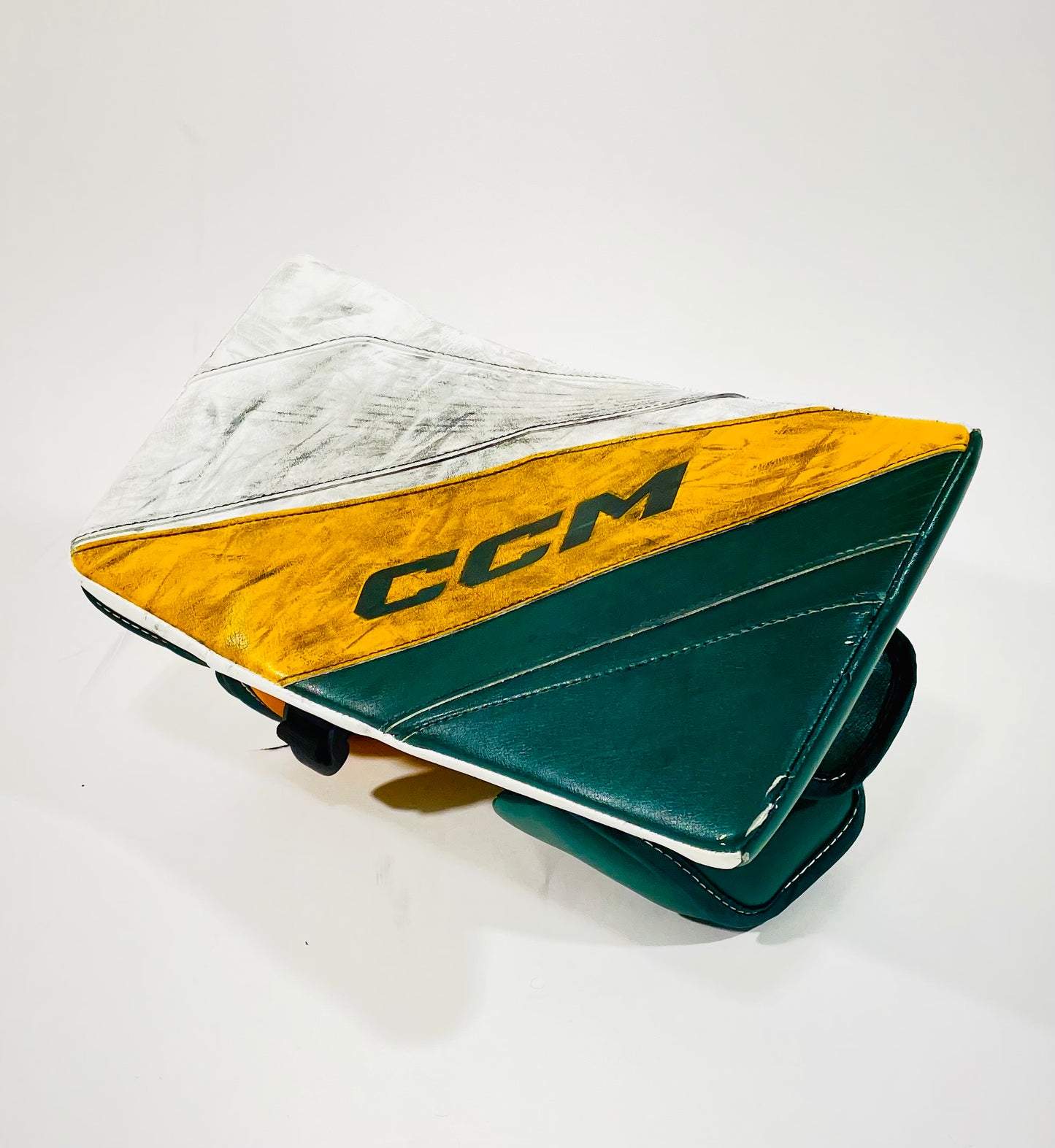 CCM Extreme Flex 6 Pro Stock Goalie Full Set (Vaughn glove) - 34+1" White, Green, Gold
