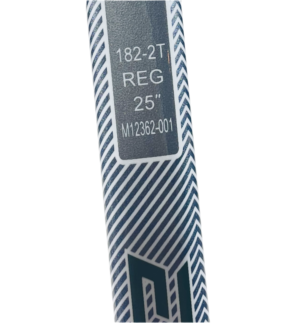 CCM EFlex 5 ProLite (white/yellow/green) Pro Stock Goalie Stick - Regular, 25"
