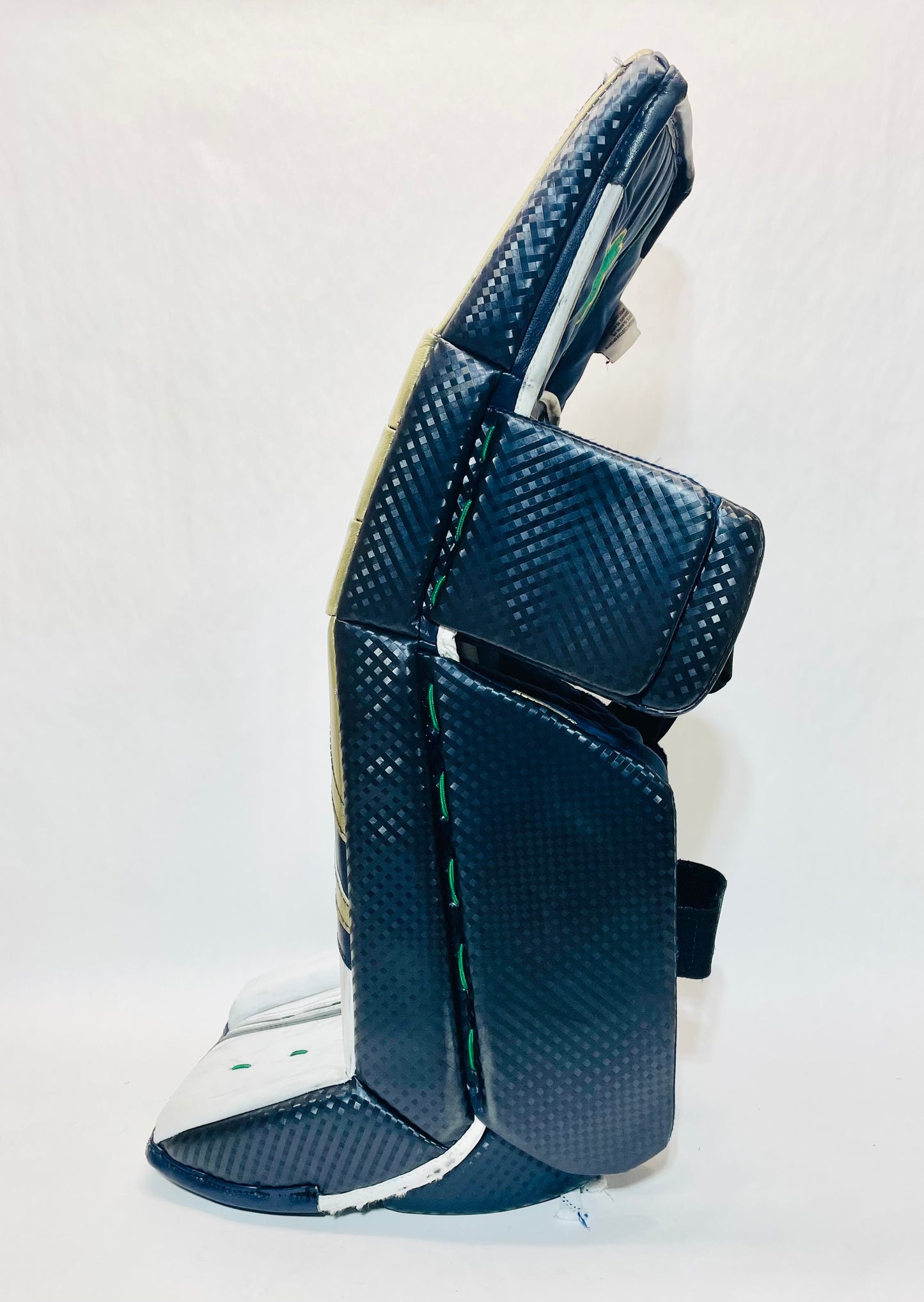Vaughn V10 Pro Carbon Pro Stock Goalie Full Set - 34+1" White,Navy,Gold