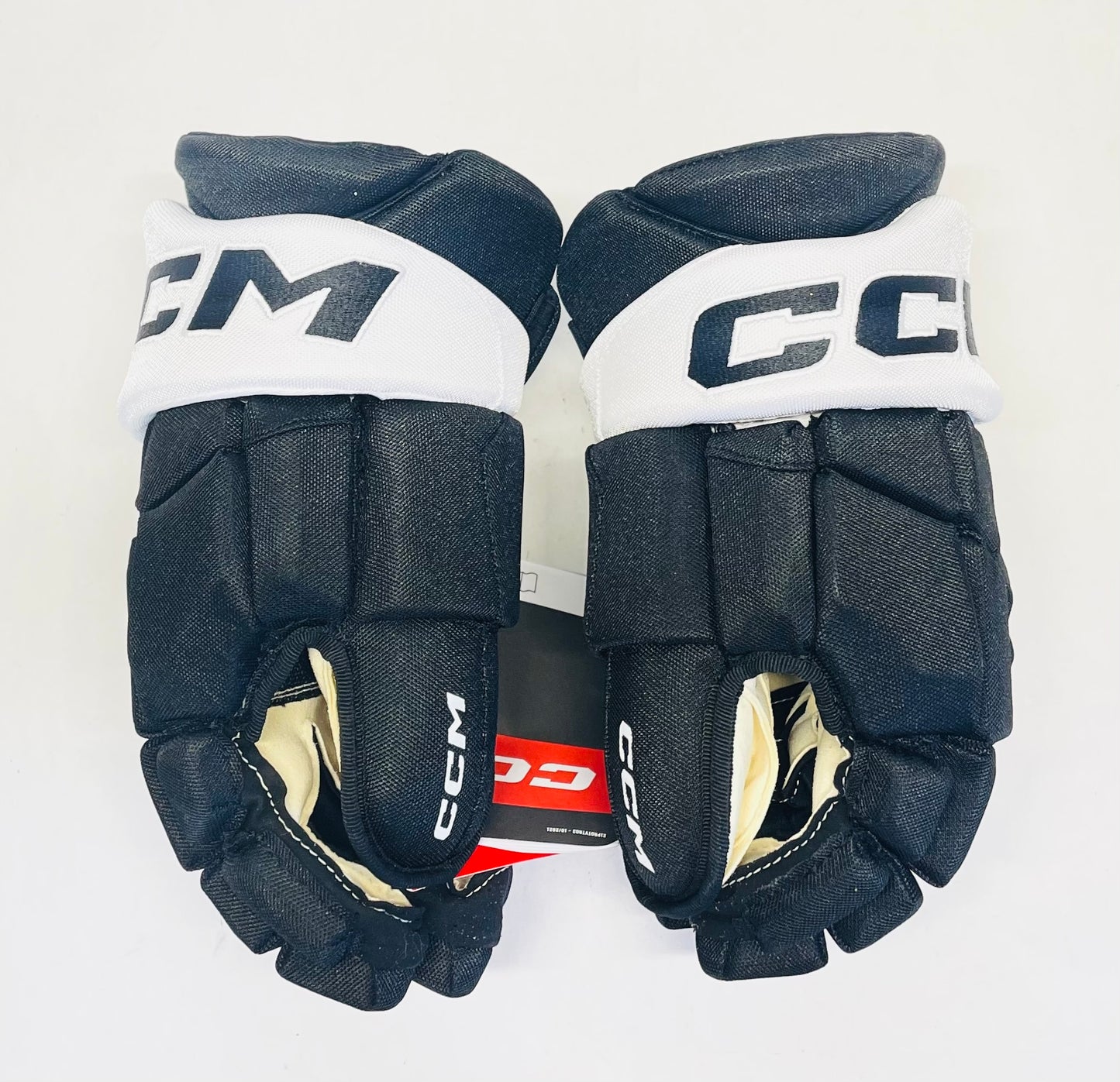 14" CCM Jetspeed HGJS (CHL Pro Stock) Gloves - Black/White