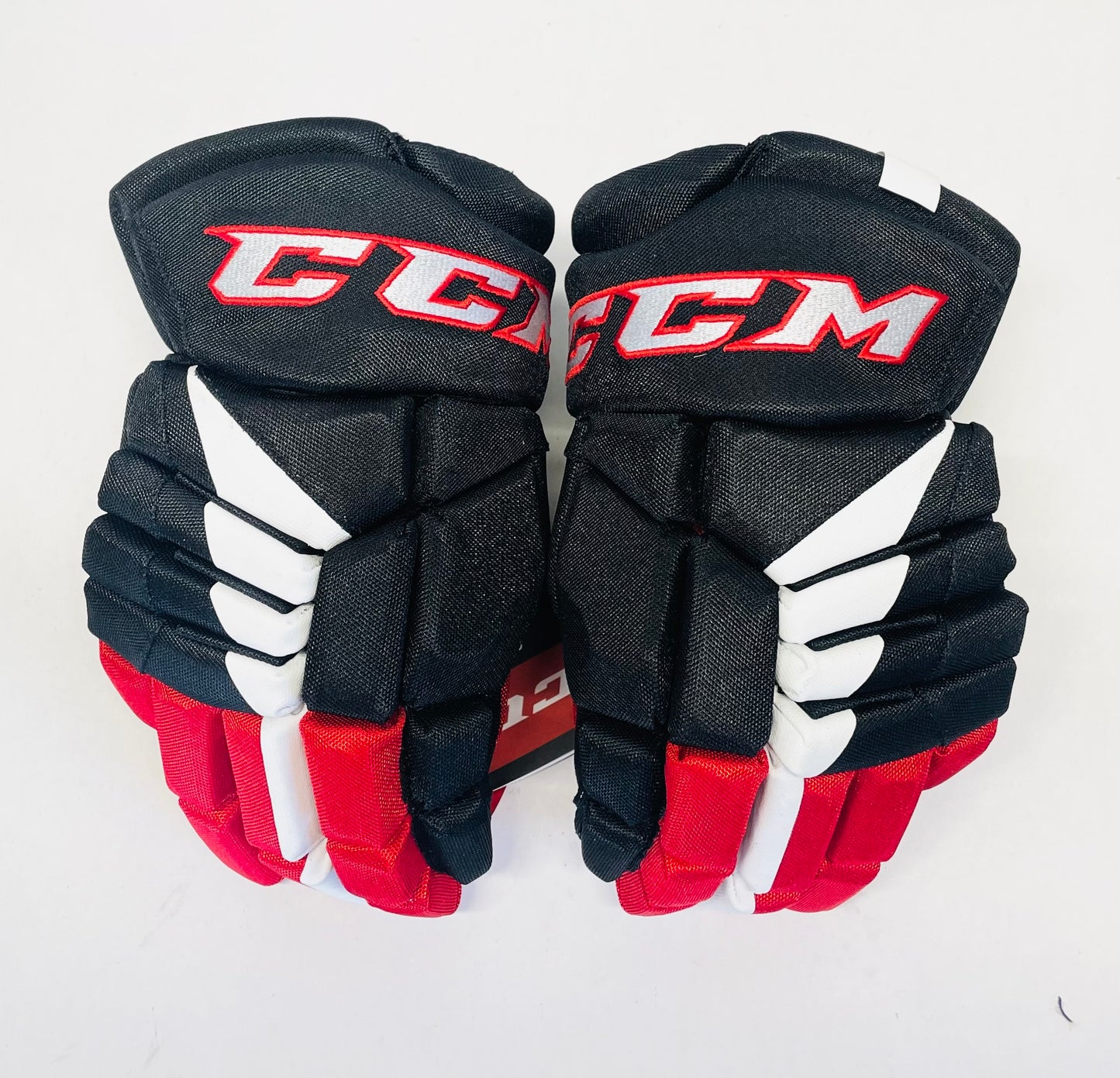 14" CCM Jetspeed HGJS (CHL Pro Stock) Gloves - Black/Red