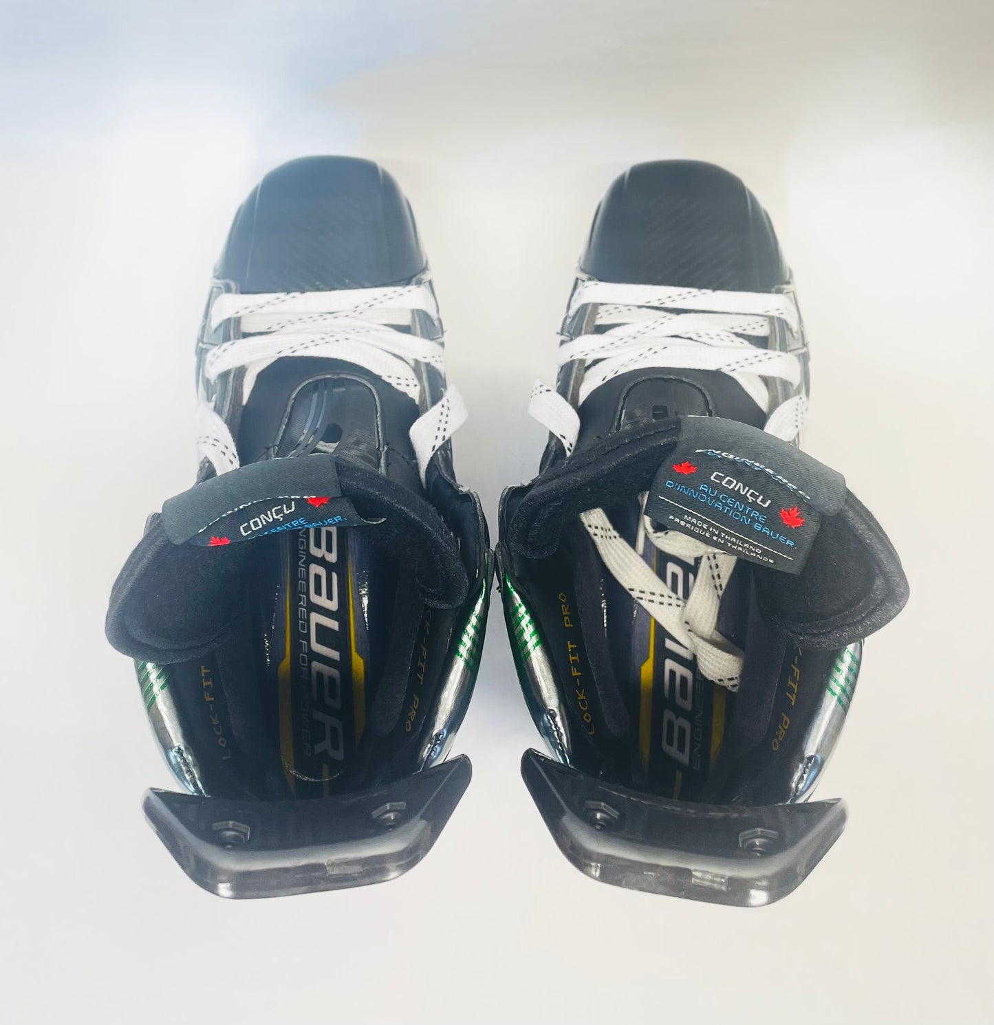 Bauer Supreme Mach (green) Pro Stock Skates - Size 8 (FIT 1)