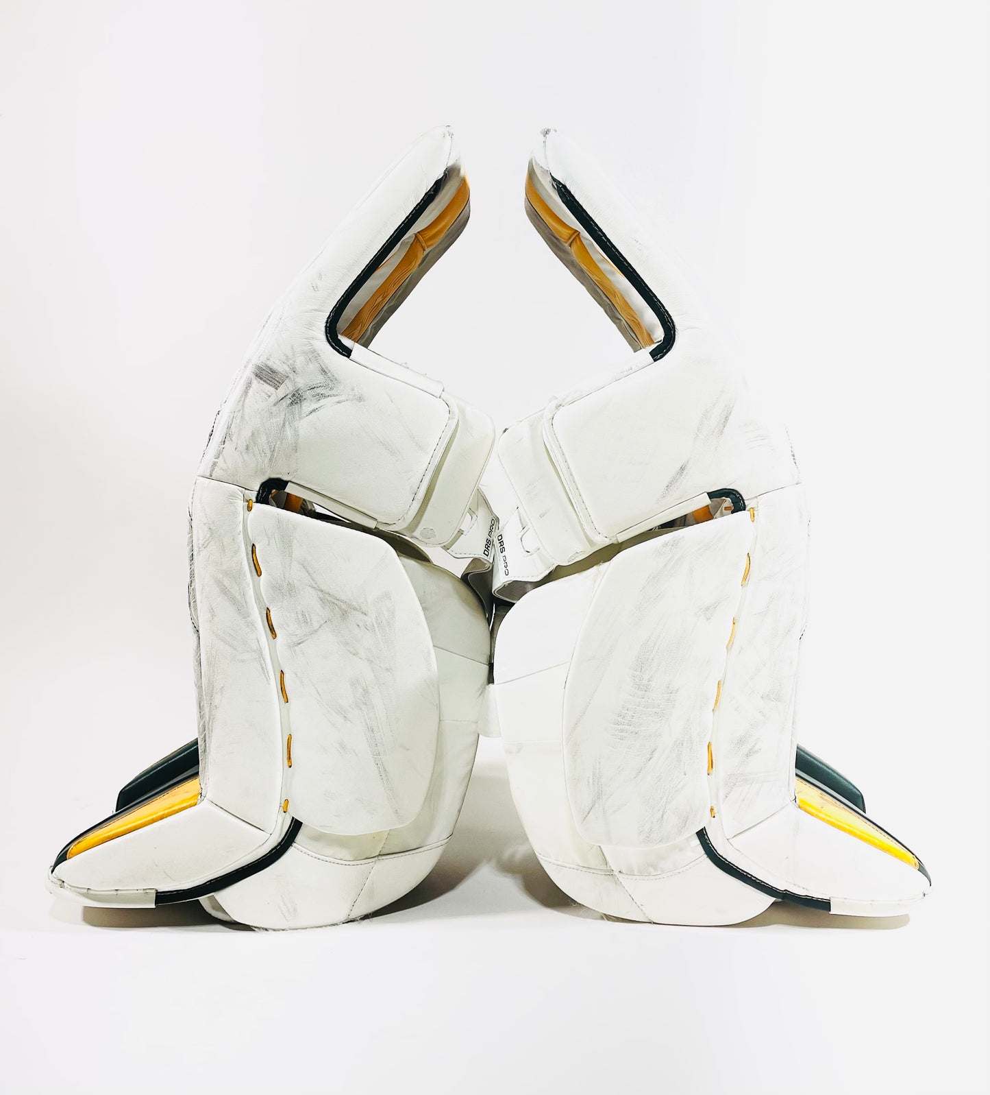 CCM Extreme Flex 6 Pro Stock Goalie Full Set (Vaughn glove) - 34+1" White, Green, Gold