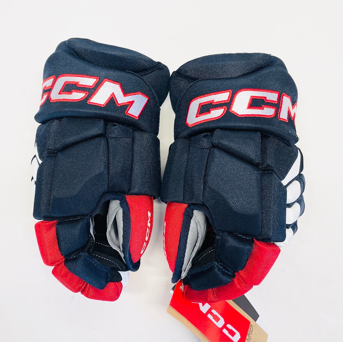 14" CCM Jetspeed HGJS (CHL Pro Stock) Gloves - Navy/Red/White