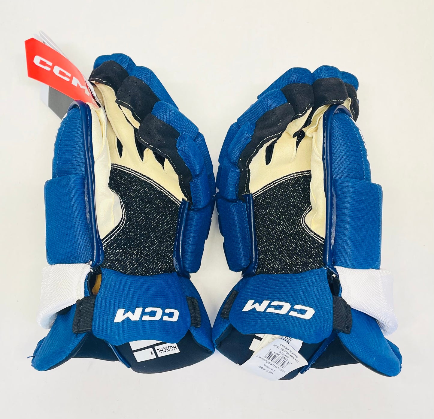 15" CCM Jetspeed HGJS (CHL Pro Stock) Gloves - Blue/White