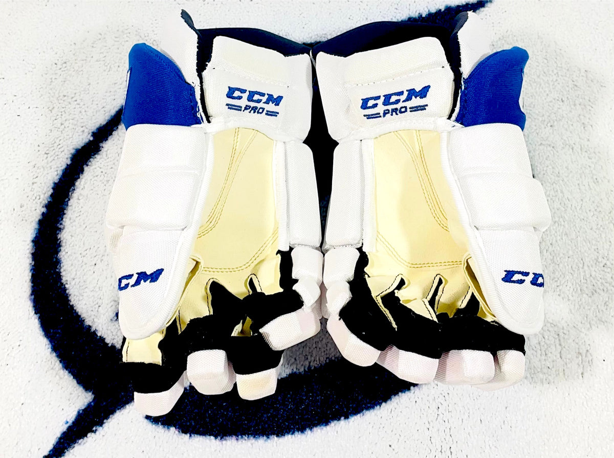 STX Stallion 500 Pro Stock Custom Hockey Gloves 14 Tampa Bay Lightning NHL