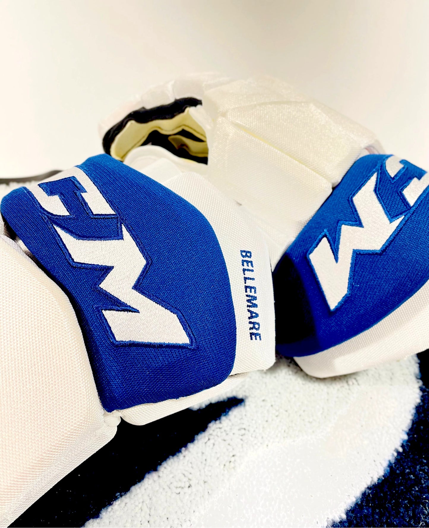 TB Lightning 2022 Stadium Series Game Used CCM HGTKPP Gloves - 14”