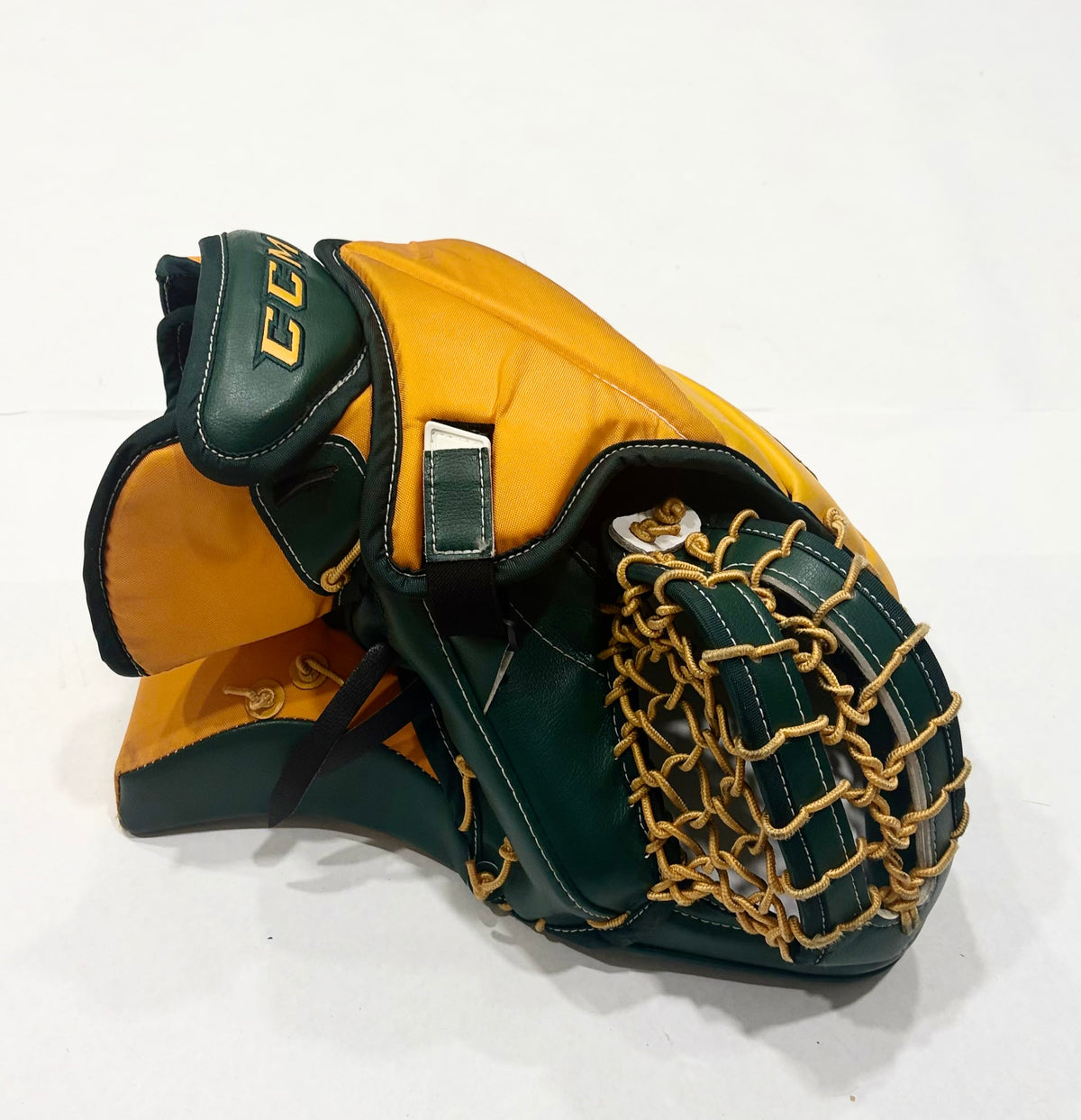 CCM Extreme Flex 5 Pro Stock Goalie Full Set - 34+2” - White,Green,Gold