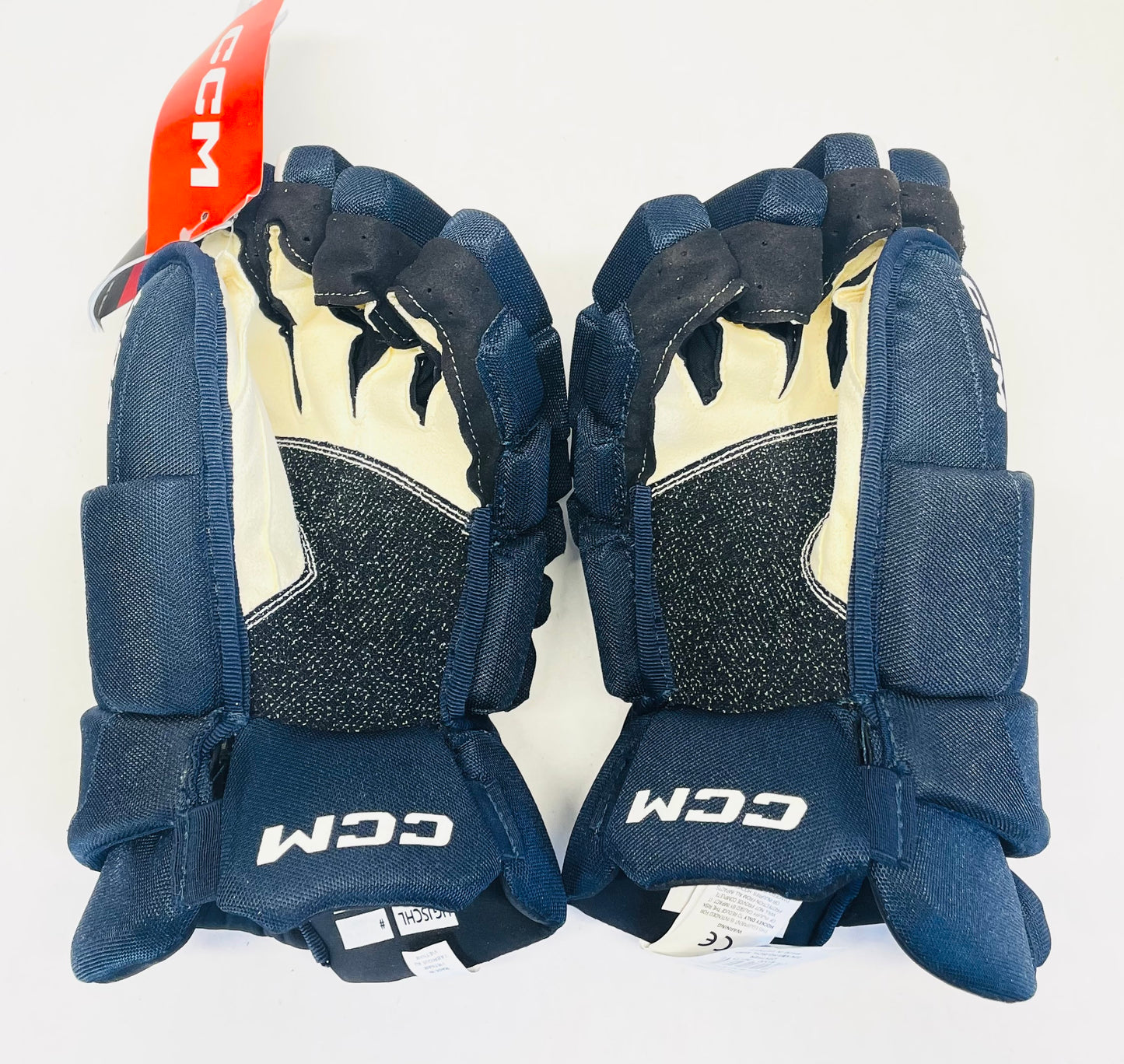 14" CCM Jetspeed HGJS (CHL Pro Stock) Gloves - Navy/White