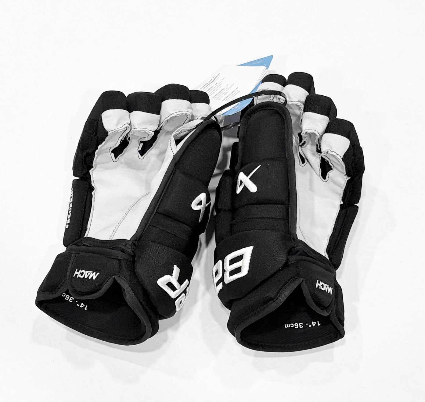 14” Trent Frederic Bauer Supreme Mach Pro Stock Gloves - Boston Bruins