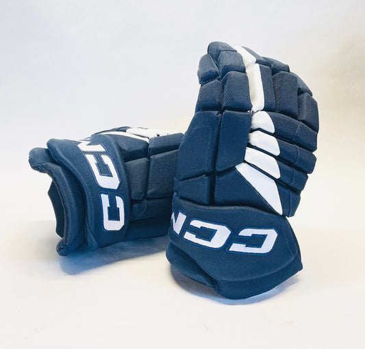 14" CCM Jetspeed HGJS (CHL Pro Stock) Gloves - Navy/White
