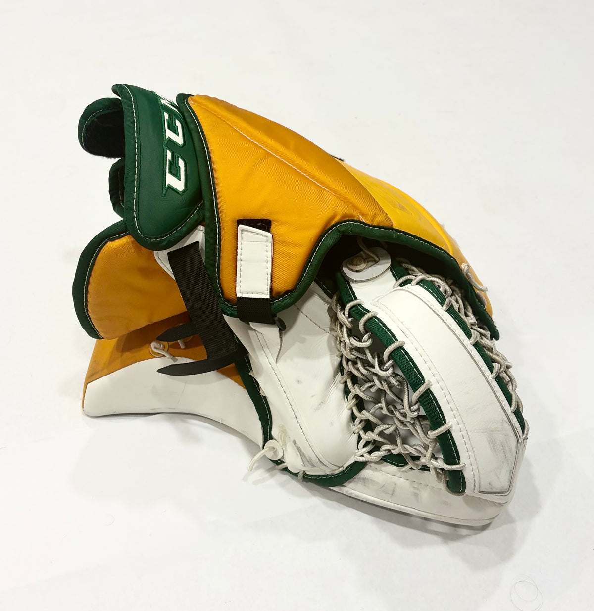 CCM Extreme Flex 5 Pro Stock Goalie Full Set - 34+2” - White,Green,Gold