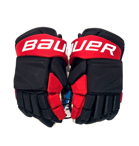 14” Shayne Gostisbehere Bauer Vapor Hyperlite Pro Stock Gloves - Carolina Hurricanes #2