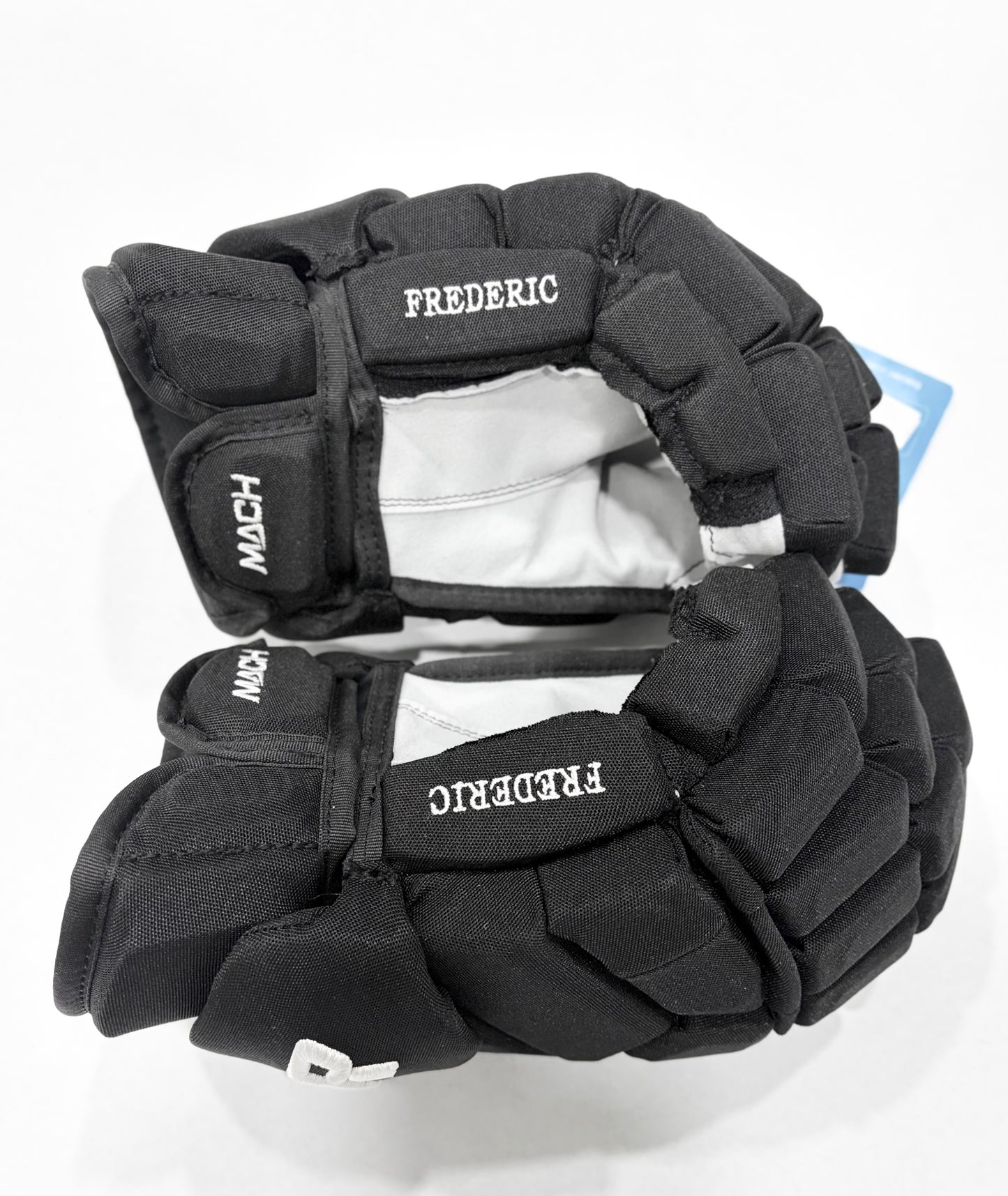 14” Trent Frederic Bauer Supreme Mach Pro Stock Gloves - Boston Bruins