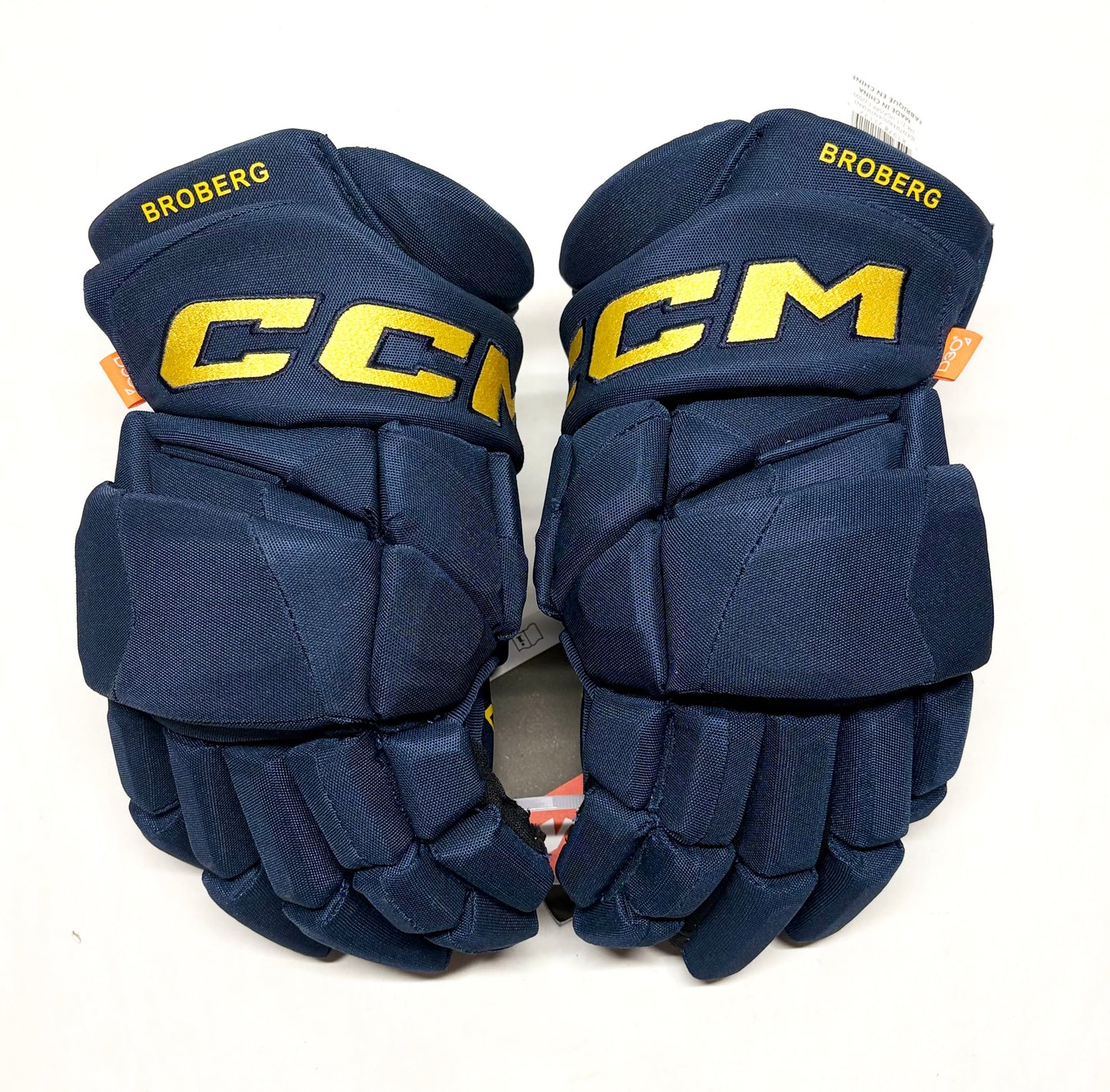 14" Filip Broberg Team Sweden 4-Nations CCM Jetspeed (HGPJSPP) Pro Stock Gloves (Copy)