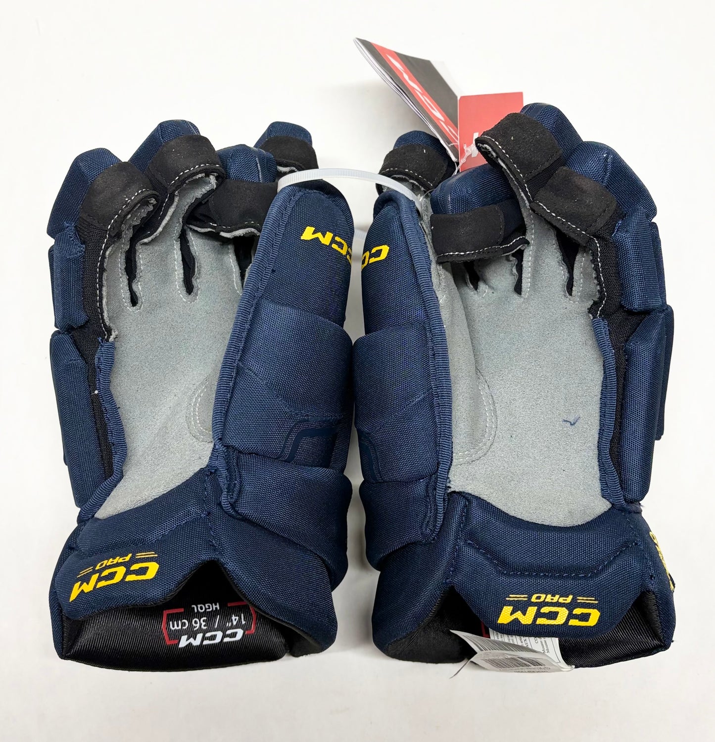 14" Mikael Backlund Team Sweden 4-Nations CCM Quicklite (HGQLPP) Pro Stock Gloves