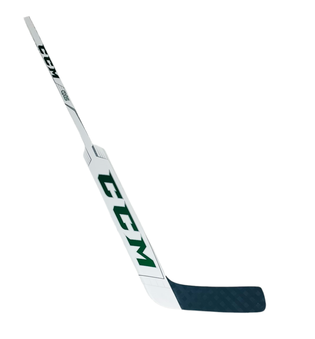 CCM AXIS (white/green) Pro Stock Goalie Stick - Regular, 25", P31