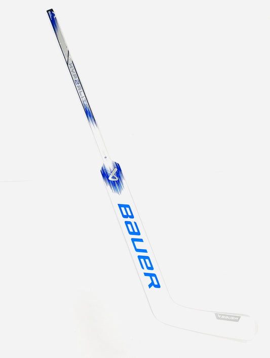 Bauer Vapor Hyperlite 2 (white/blue) Pro Stock Goalie Stick - Regular, 26", P34