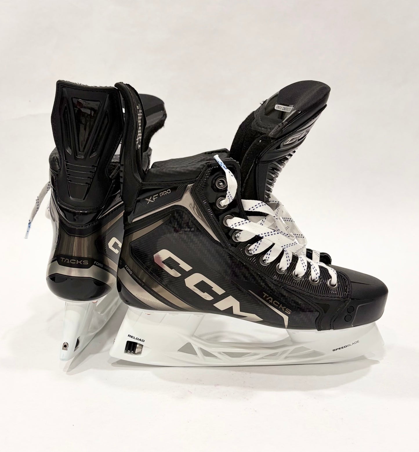 CCM Tacks XF Pro (Pro Stock) Skates - Size 8R (+ extra pair of CCM XS holders)