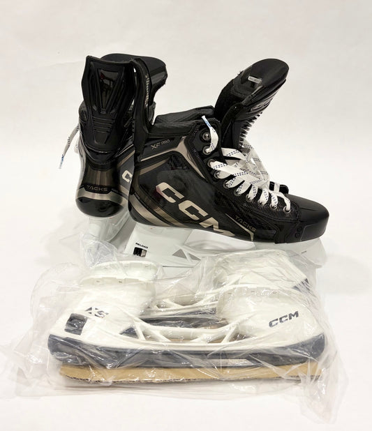 CCM Tacks XF Pro (Pro Stock) Skates - Size 8R (+ extra pair of CCM XS holders)