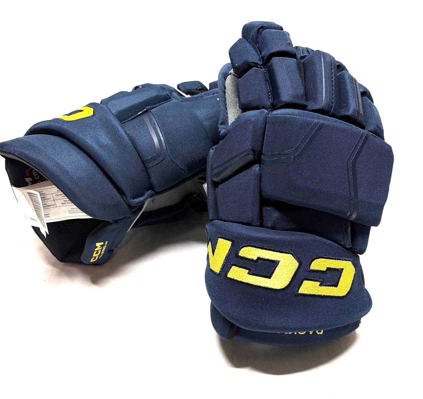 14" Mikael Backlund Team Sweden 4-Nations CCM Quicklite (HGQLPP) Pro Stock Gloves
