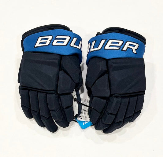 13” Cole Perfetti Bauer Vapor Hyperlite Pro Stock Gloves - Winnipeg Jets