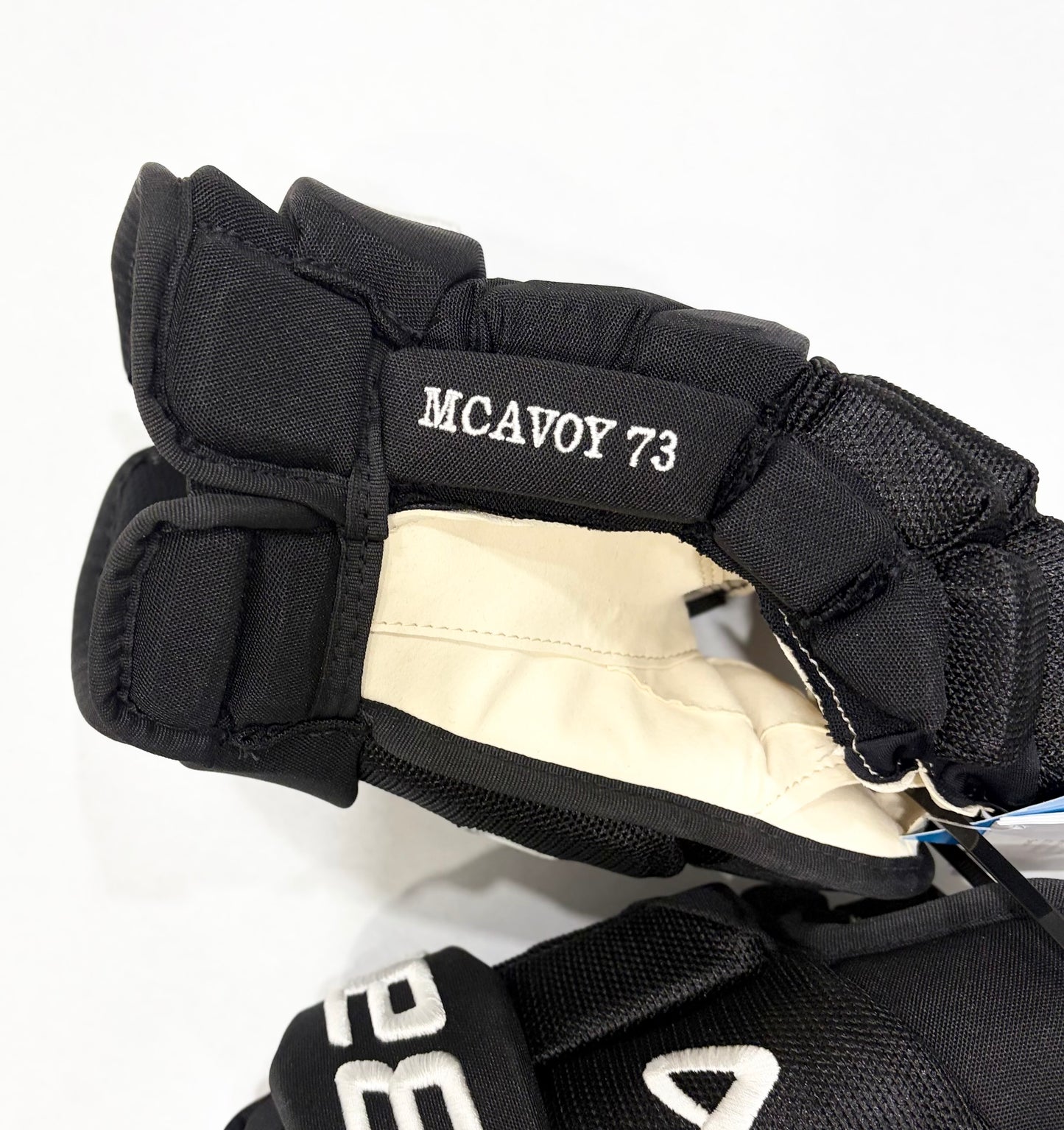 13” Charlie McAvoy Bauer Vapor Hyperlite Pro Stock Gloves - Boston Bruins