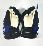 Bauer Supreme MACH Pro Stock Gloves (Black/Blue)