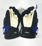 Bauer Supreme MACH Pro Stock Gloves (Black/Blue)