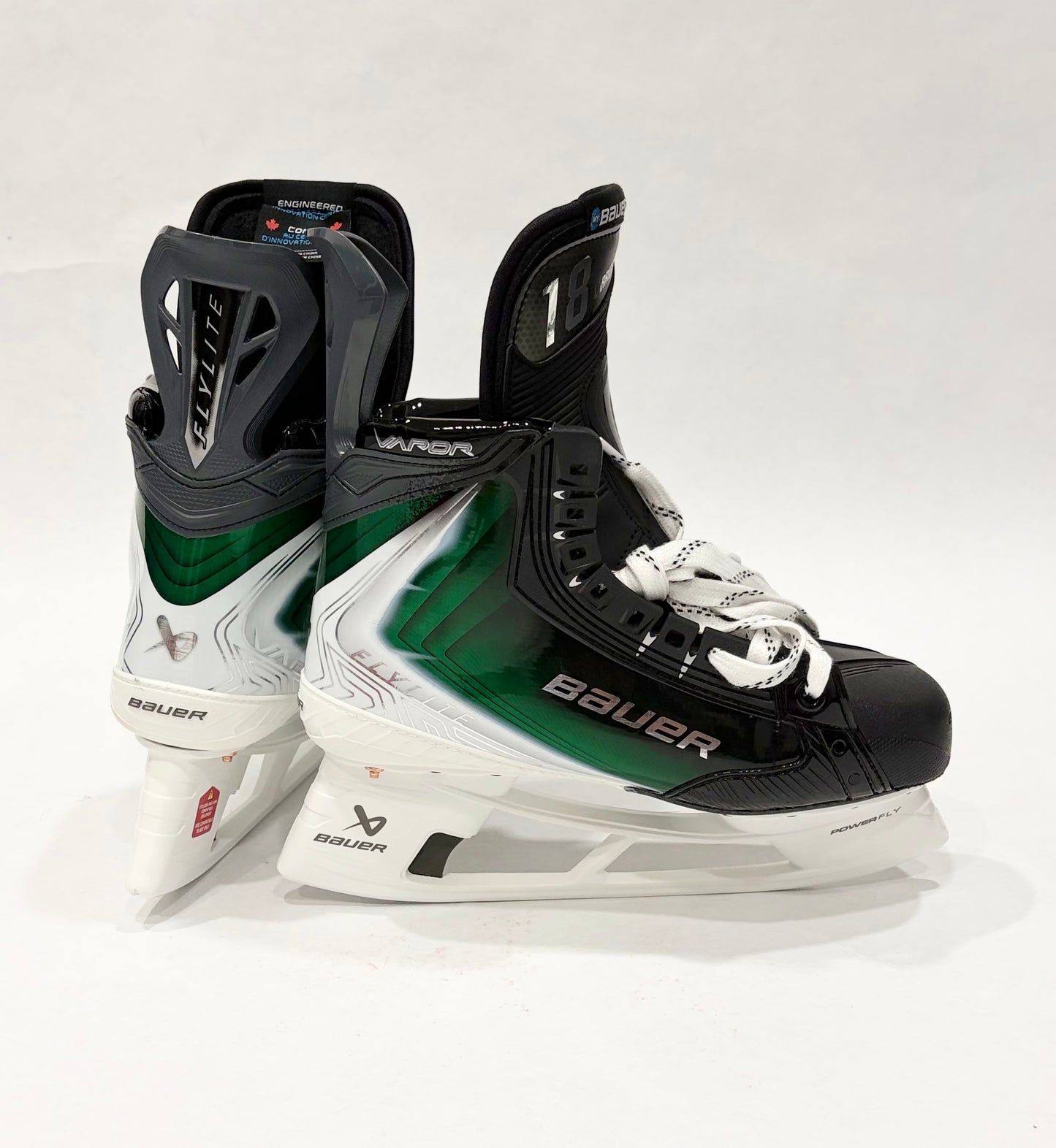 Bauer Vapor Flylite (green) Pro Stock Skates - Size 7.5 / 7.75