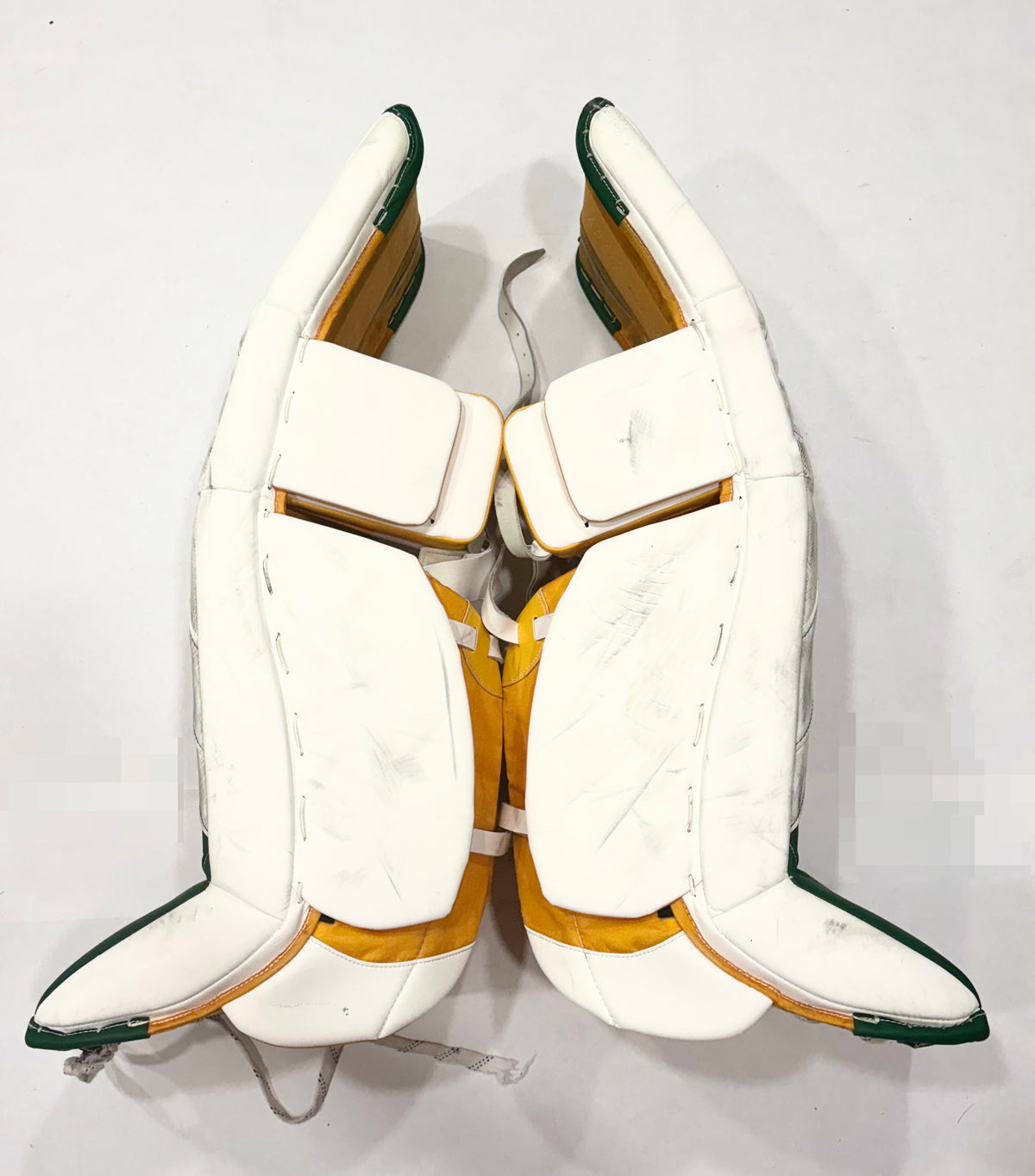CCM Extreme Flex 5 Pro Stock Goalie Full Set - 34+2” - White,Green,Gold