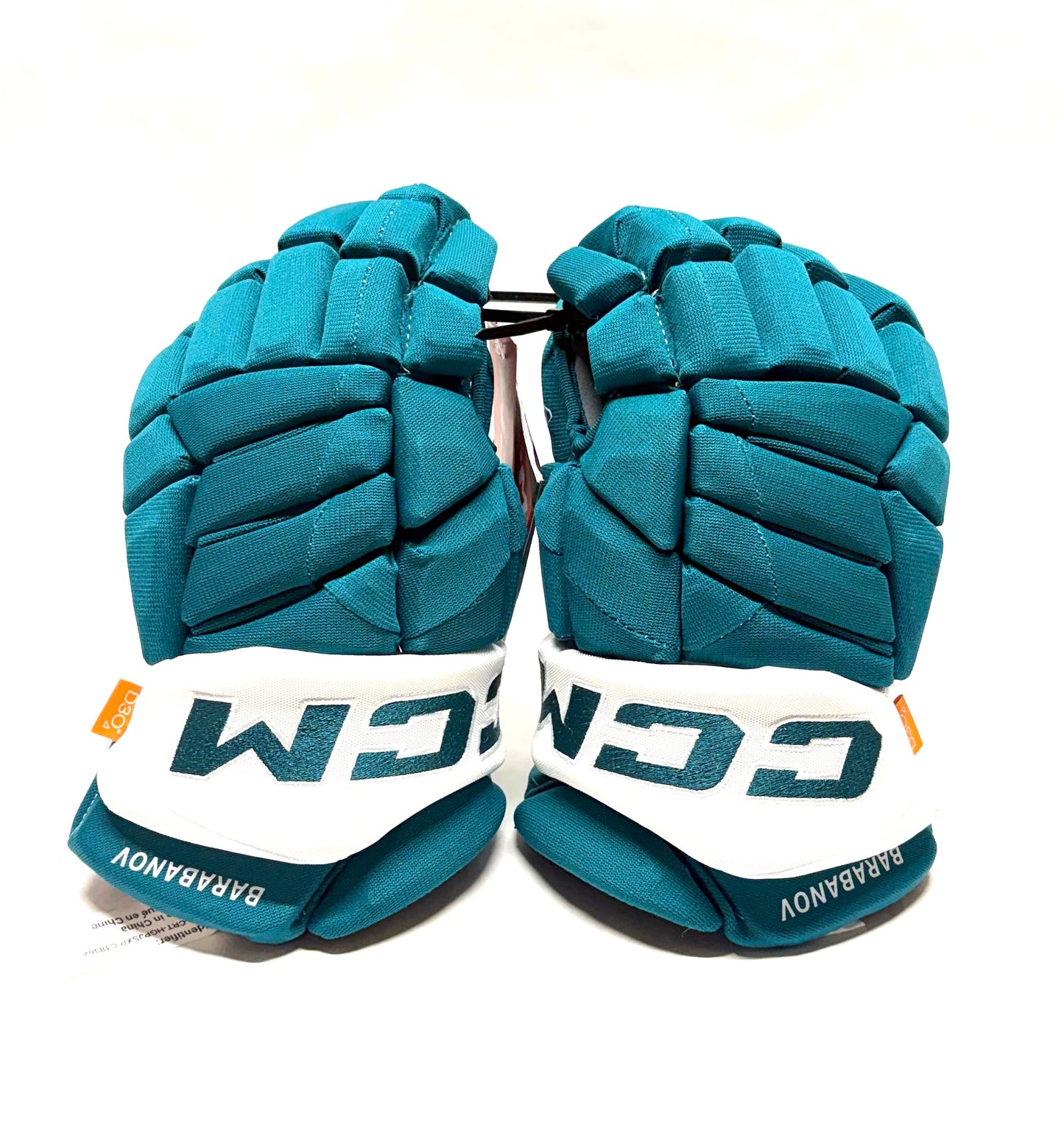 13" CCM Jetspeed (HGPJSXP) Pro Stock Gloves - San Jose Sharks