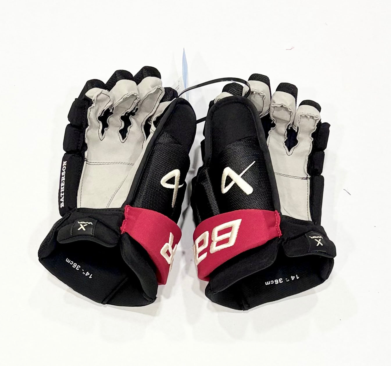 14” Drake Batherson Bauer Vapor Hyperlite Pro Stock Gloves - Ottawa Senators