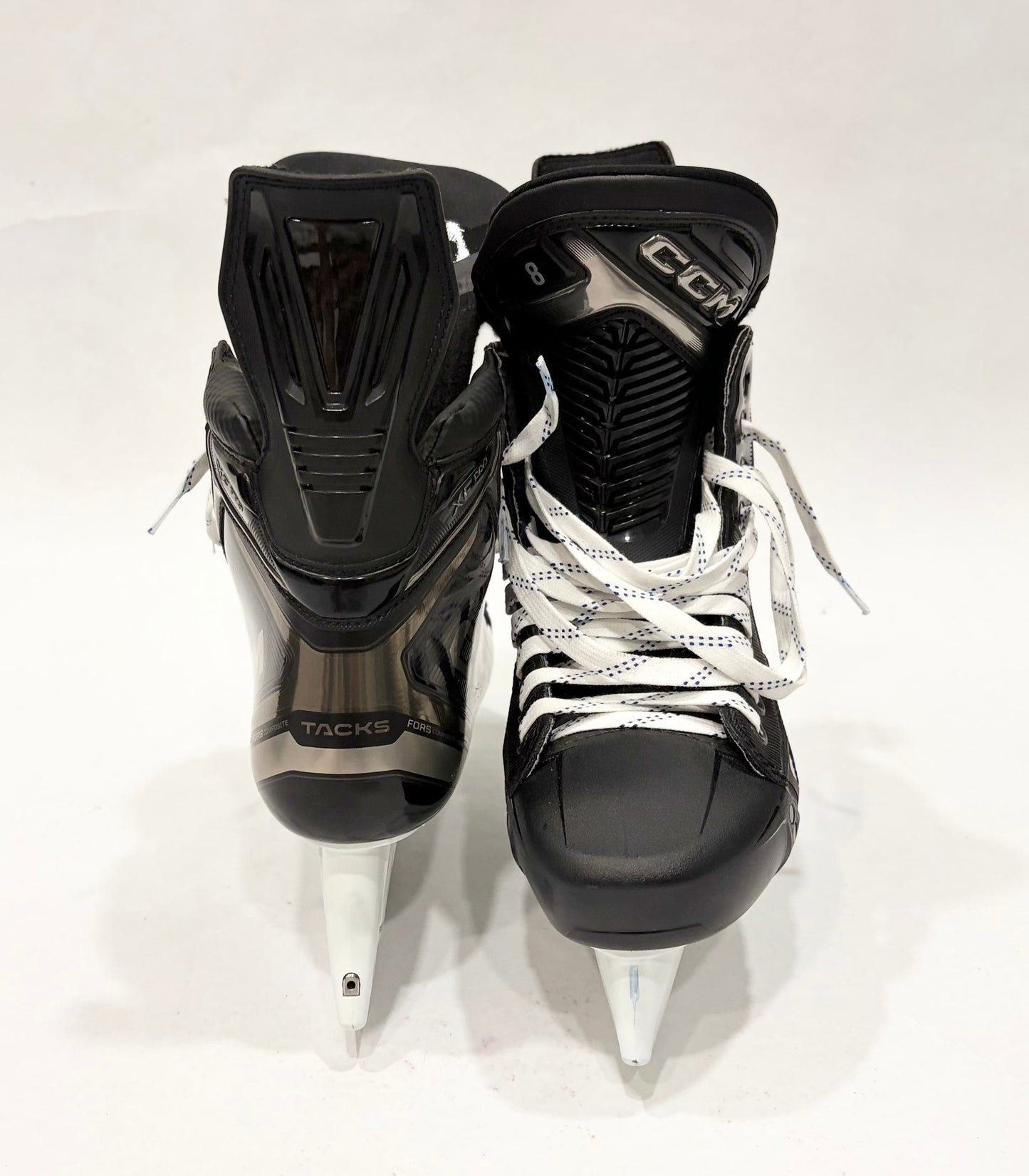 CCM Tacks XF Pro (Pro Stock) Skates - Size 8R (+ extra pair of CCM XS holders)