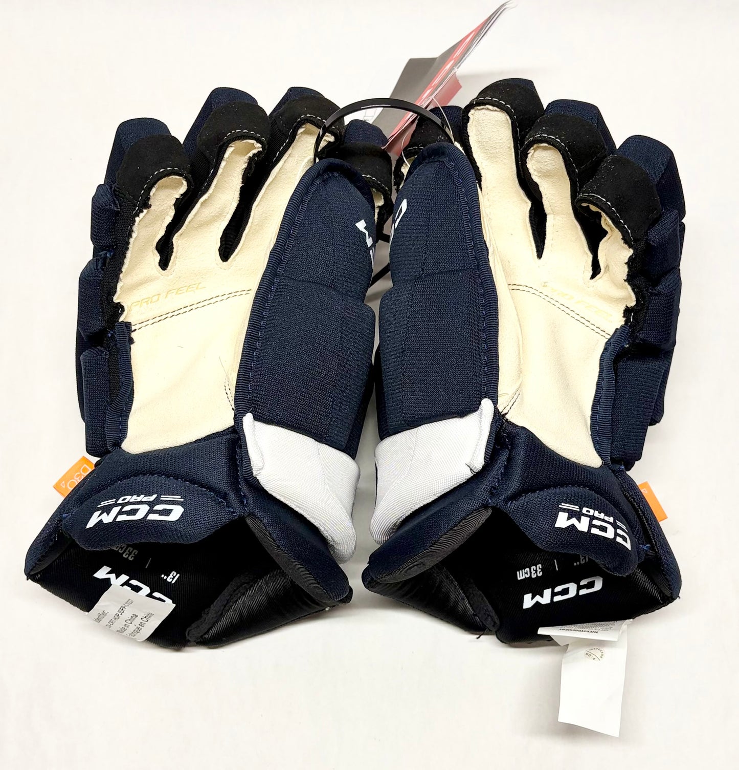 13" Nathan MacKinnon CCM Jetspeed (HGJSPP) Pro Stock Gloves - Colorado Avalanche