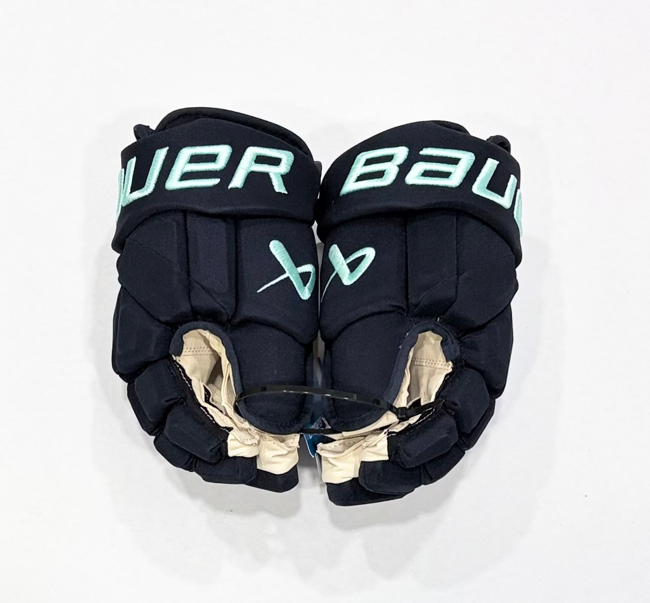 14” Brandon Tanev Bauer Vapor Hyperlite Pro Stock Gloves - Seattle Kraken
