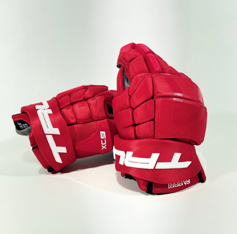 13.5" TRUE XC9 NHL Pro Stock Gloves DETROIT RED WINGS - FABBRI