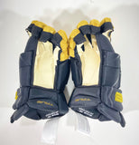 15" TRUE Catalyst 9X NHL Pro Stock Gloves VEGAS GOLDEN KNIGHTS (Black/Gold) - ROY