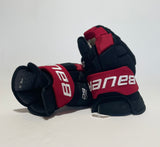 15" Bauer 2S Pro Gloves - Hurricanes Alternates - Skjei Game Used