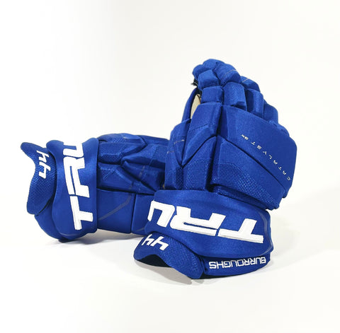 13.5" TRUE Catalyst 9X NHL Pro Stock Gloves VANCOUVER CANUCKS - BURROUGHS
