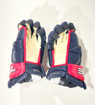13.5" TRUE Catalyst 9X NHL Pro Stock Gloves COLUMBUS BLUE JACKETS - FOUDY